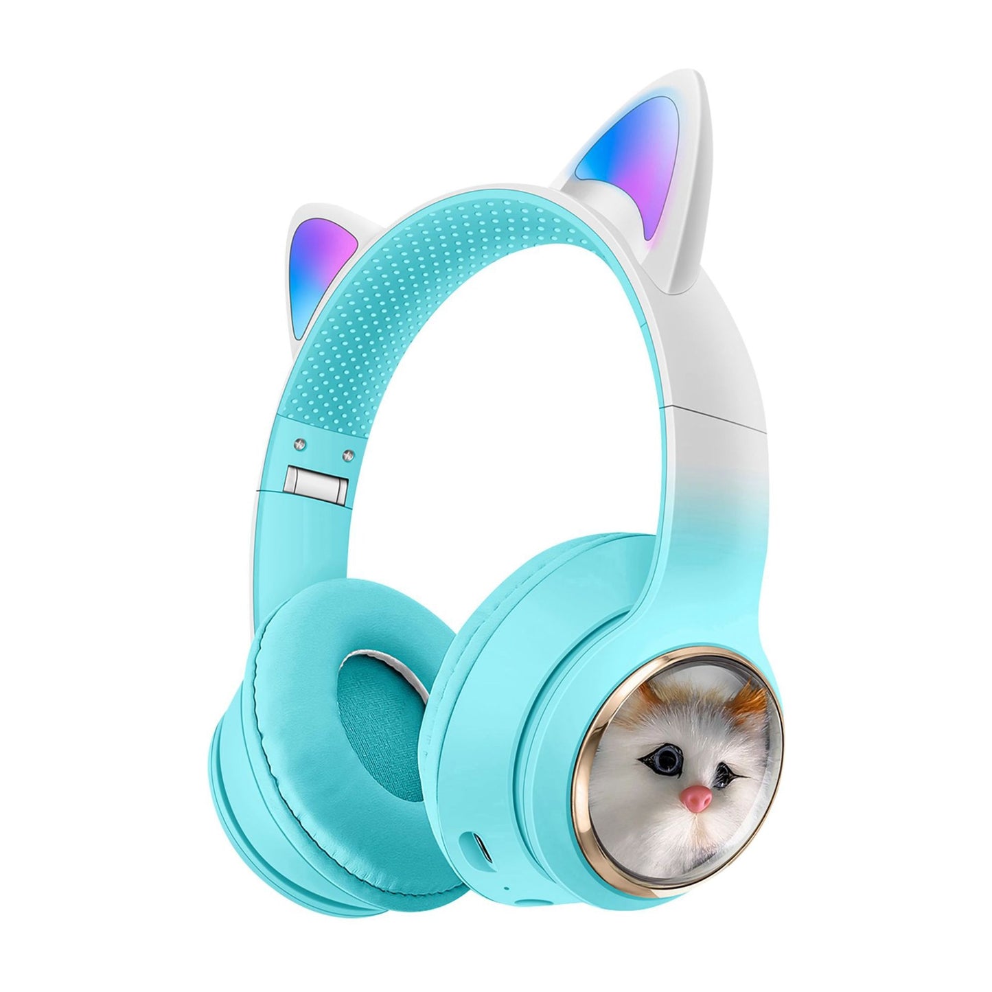 Fone AKZ-09 Cat Bluetooth – Fofo, Dobrável e Bateria Duradoura