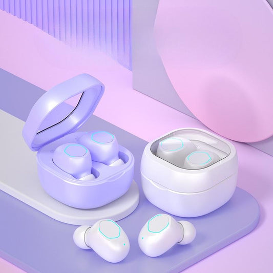 Fones Bluetooth M21 5.3 – Compactos, Elegantes e Translucentes 🎧✨