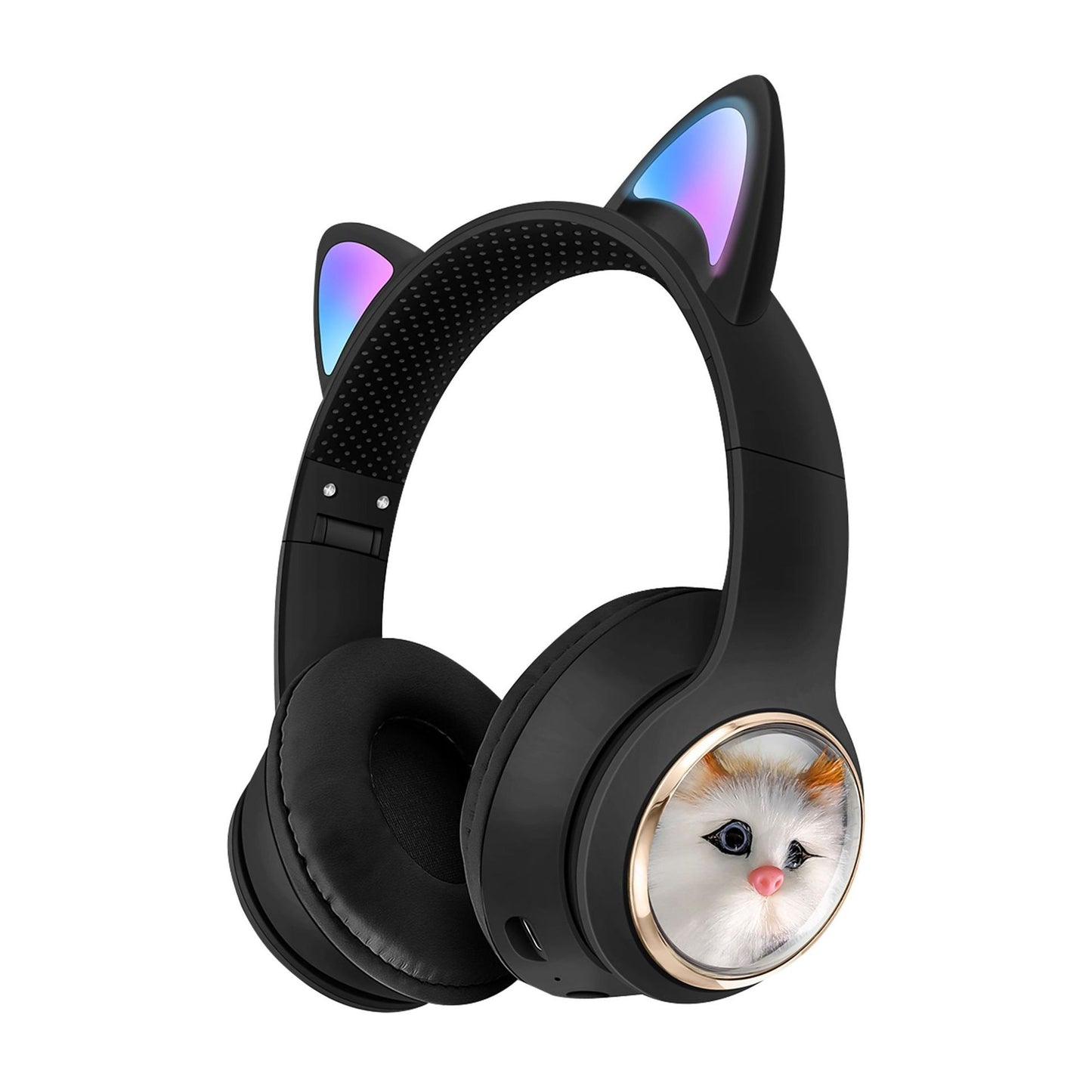 Fone AKZ-09 Cat Bluetooth – Fofo, Dobrável e Bateria Duradoura