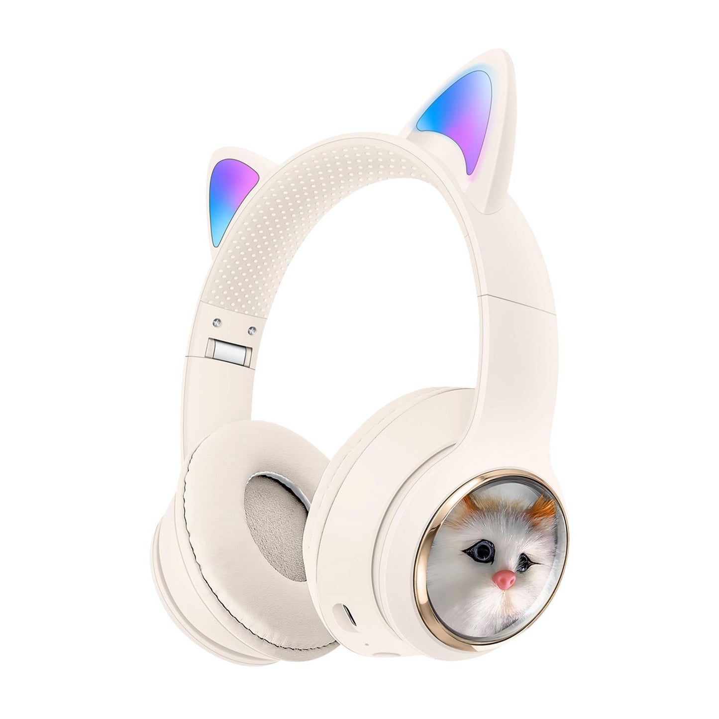 Fone AKZ-09 Cat Bluetooth – Fofo, Dobrável e Bateria Duradoura
