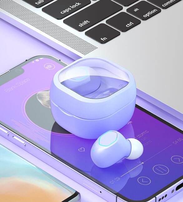 Fones Bluetooth M21 5.3 – Compactos, Elegantes e Translucentes 🎧✨