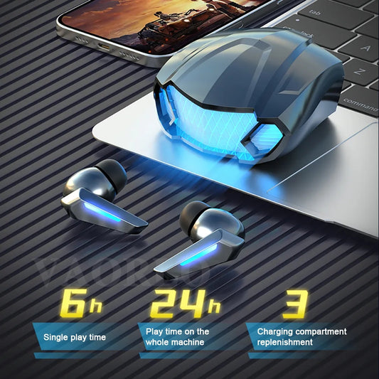 Fone Bluetooth M5 – Gamer, Sem Fio e Baixa Latência 🎧🔥