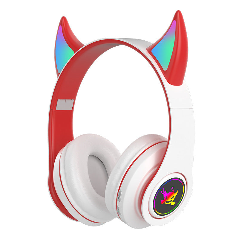 Headset Bluetooth Magic Angle – Dobrável, LED e Conforto Total 🎧✨