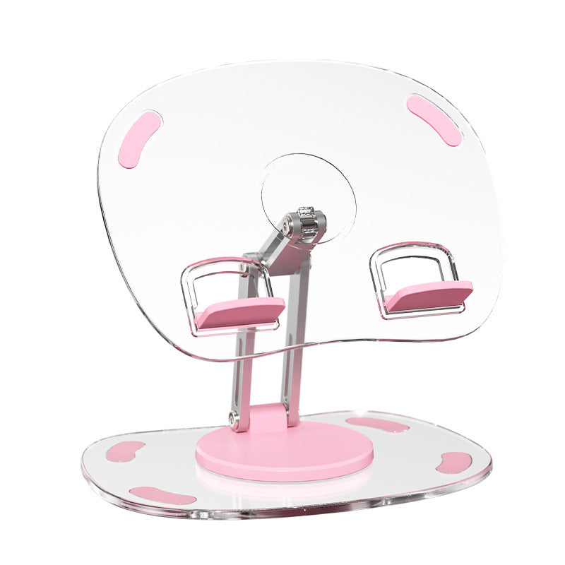 Q16 – Suporte Transparente para Telemóvel e Tablet 360° | Ajustável e Dobrável
