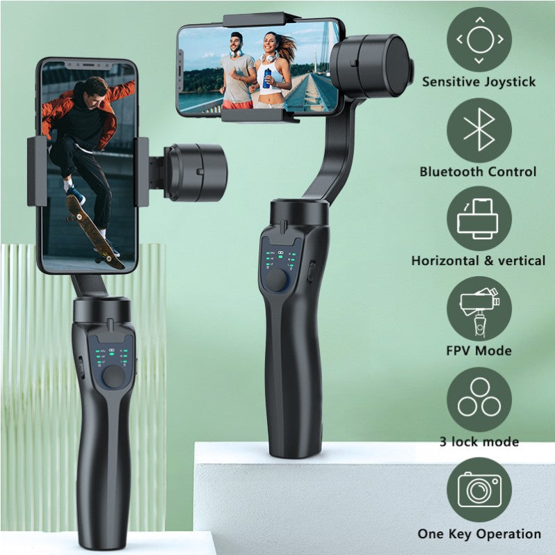 "Estabilizador de Câmera para Smartphone F8 – Gimbal 3 Eixos com Tripé Integrado para Vídeos e Transmissões ao Vivo no TikTok
