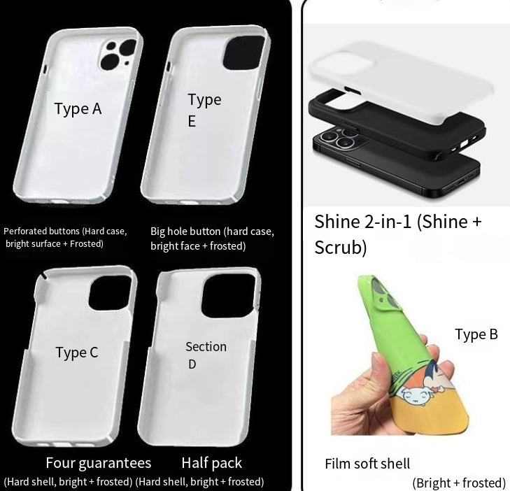 Capa Personalizada para iPhone 16 com Impressão por Transferência de Calor – Acabamento Brilhante ou Fosco, Caixa Dura com Fotos