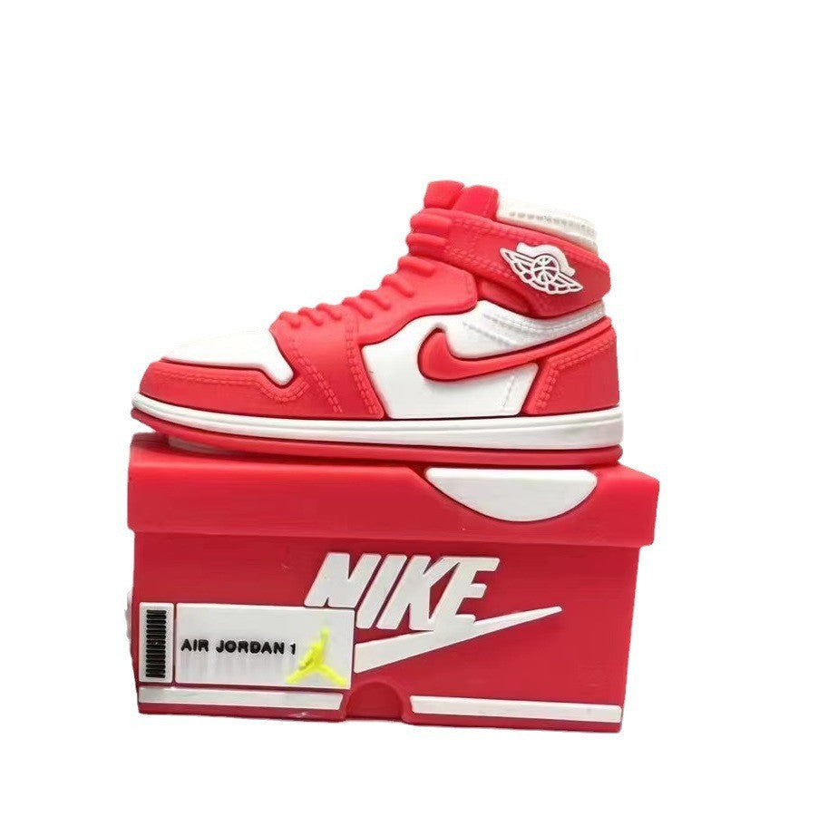 Capa Criativa 3D "Shoe Box" para AirPods 1/2/3/Pro – Estilo Sneaker | Proteção em Silicone