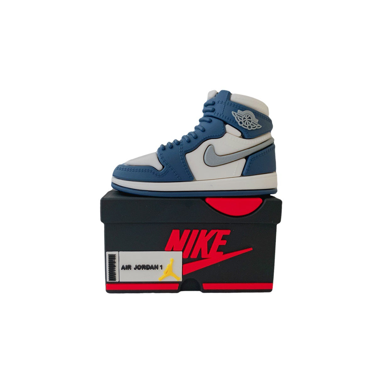Capa Criativa 3D "Shoe Box" para AirPods 1/2/3/Pro – Estilo Sneaker | Proteção em Silicone
