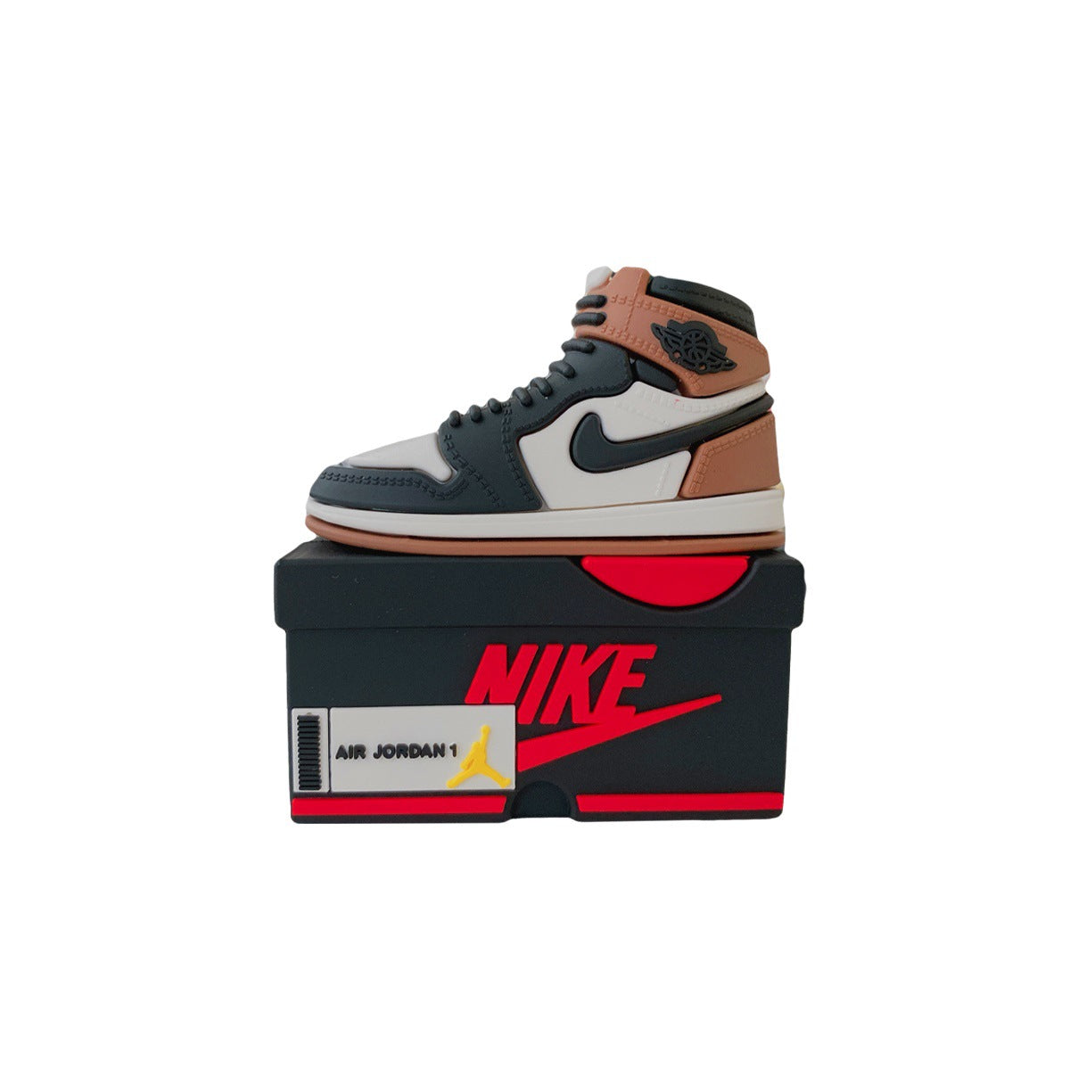 Capa Criativa 3D "Shoe Box" para AirPods 1/2/3/Pro – Estilo Sneaker | Proteção em Silicone