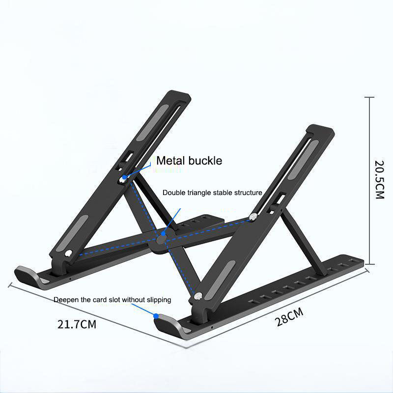 Suporte para Laptop M3 com Base de Refrigeração Dobrável e Ajuste de Altura