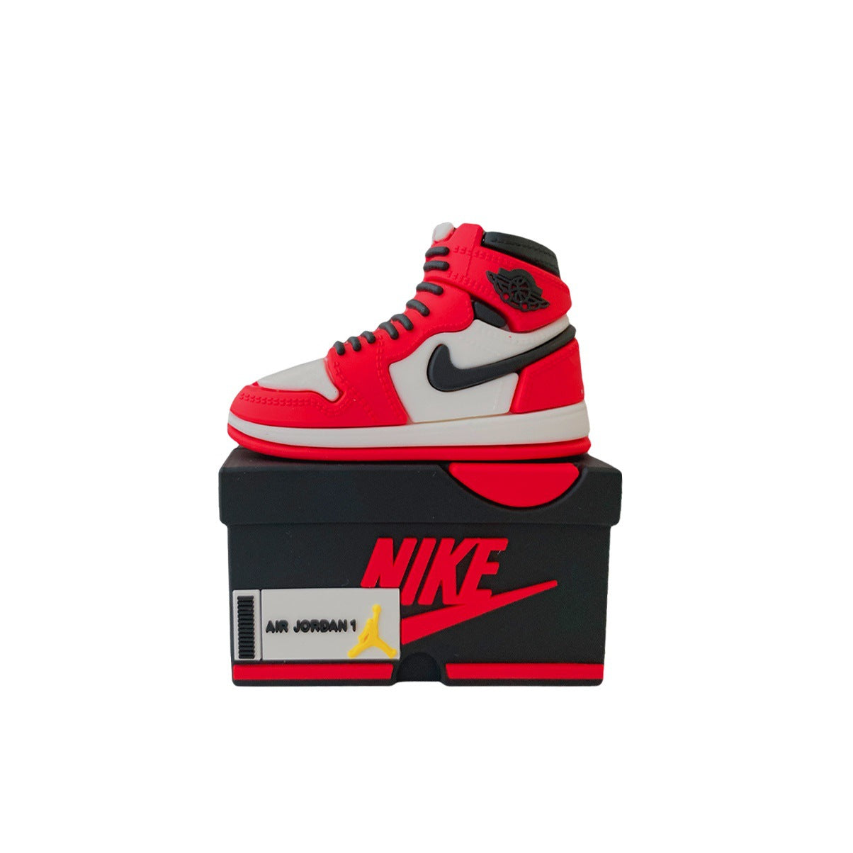 Capa Criativa 3D "Shoe Box" para AirPods 1/2/3/Pro – Estilo Sneaker | Proteção em Silicone