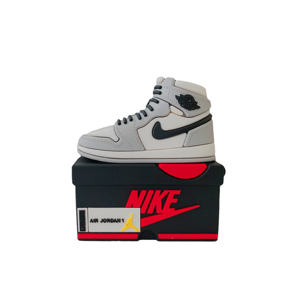 Capa Criativa 3D "Shoe Box" para AirPods 1/2/3/Pro – Estilo Sneaker | Proteção em Silicone