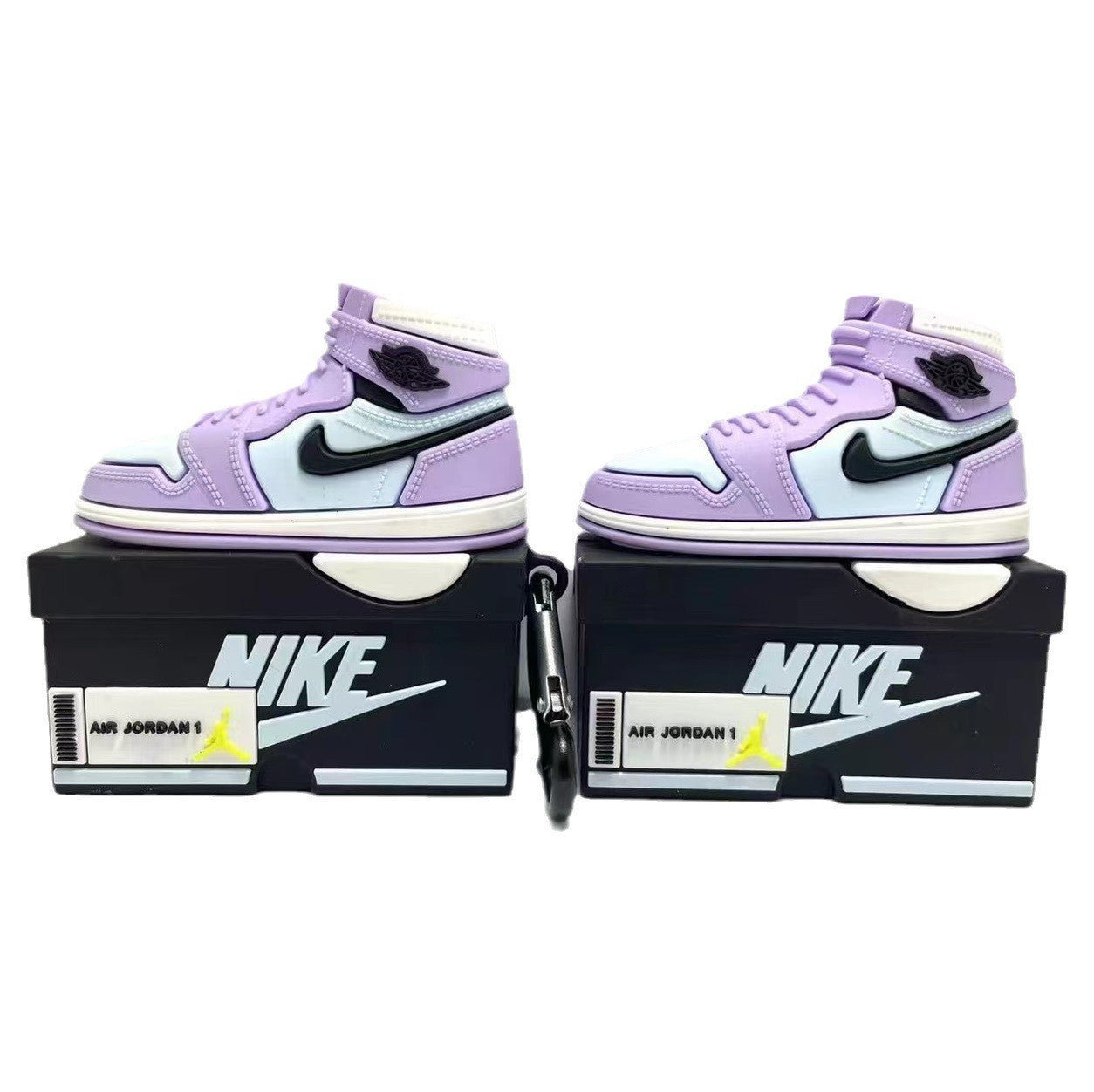 Capa Criativa 3D "Shoe Box" para AirPods 1/2/3/Pro – Estilo Sneaker | Proteção em Silicone