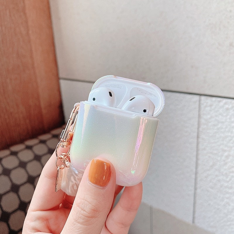 Case AirPods 3D Love Pearl – Estilo Fofo e Proteção Completa
