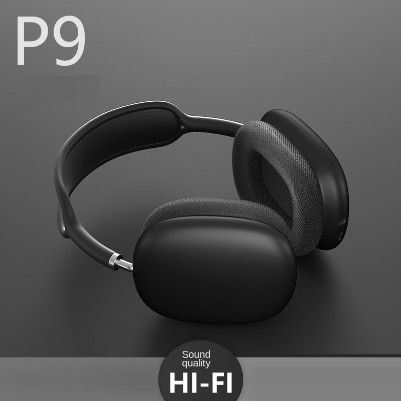 Auriculares Bluetooth P9 AirMax Over-Ear com Cancelamento de Ruído – Som Estéreo HiFi e Microfone Integrado