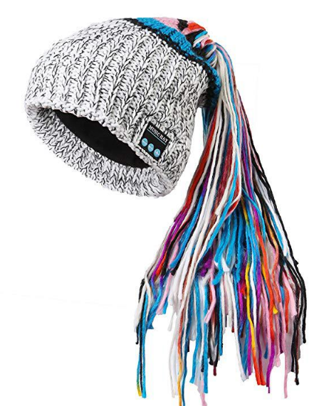Touca Bluetooth Inverno Mulher | Beanie Aquecida com Fones, Microfone e Bateria Recarregável