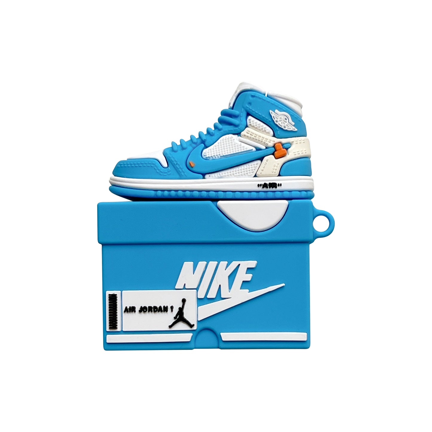 Capa Criativa 3D "Shoe Box" para AirPods 1/2/3/Pro – Estilo Sneaker | Proteção em Silicone