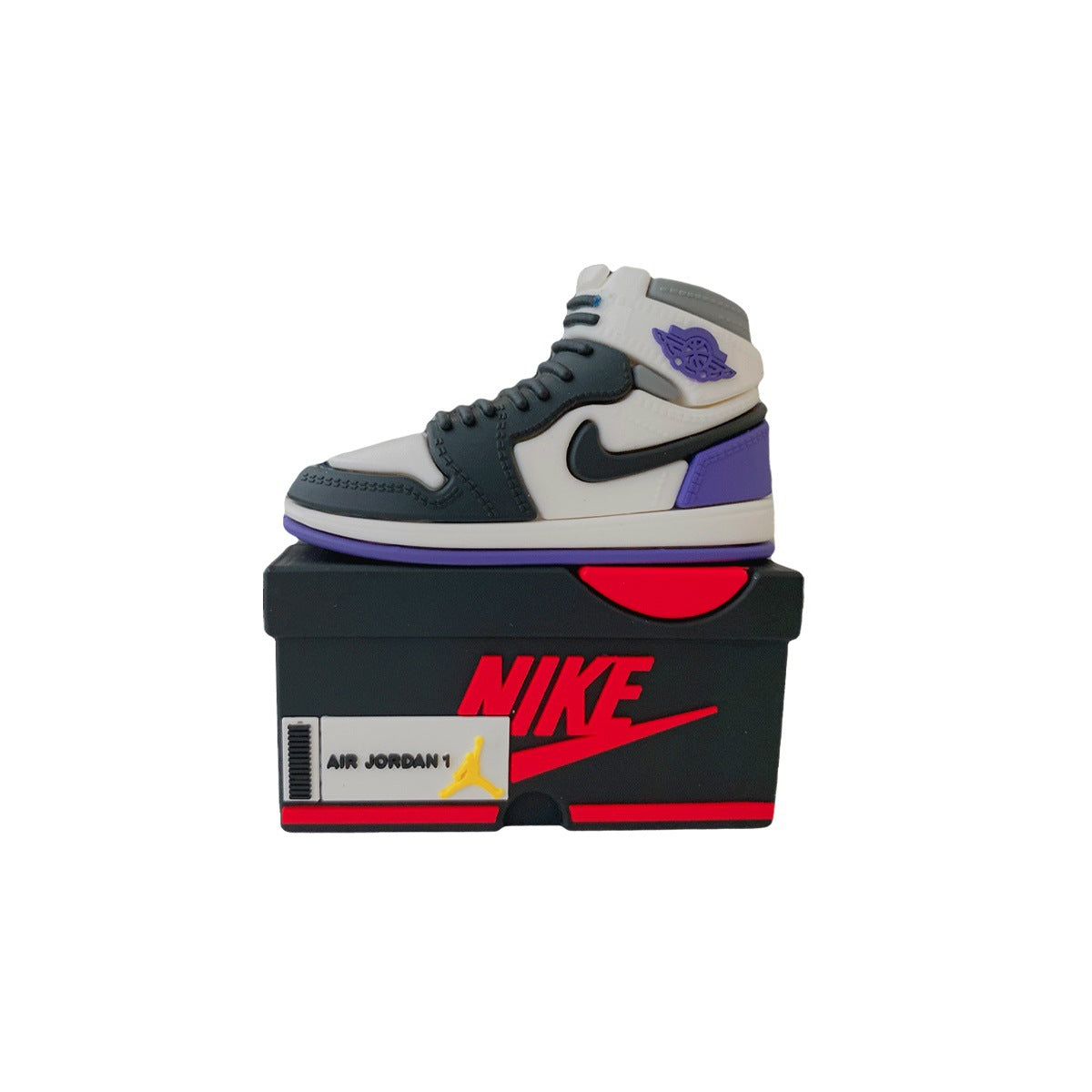 Capa Criativa 3D "Shoe Box" para AirPods 1/2/3/Pro – Estilo Sneaker | Proteção em Silicone