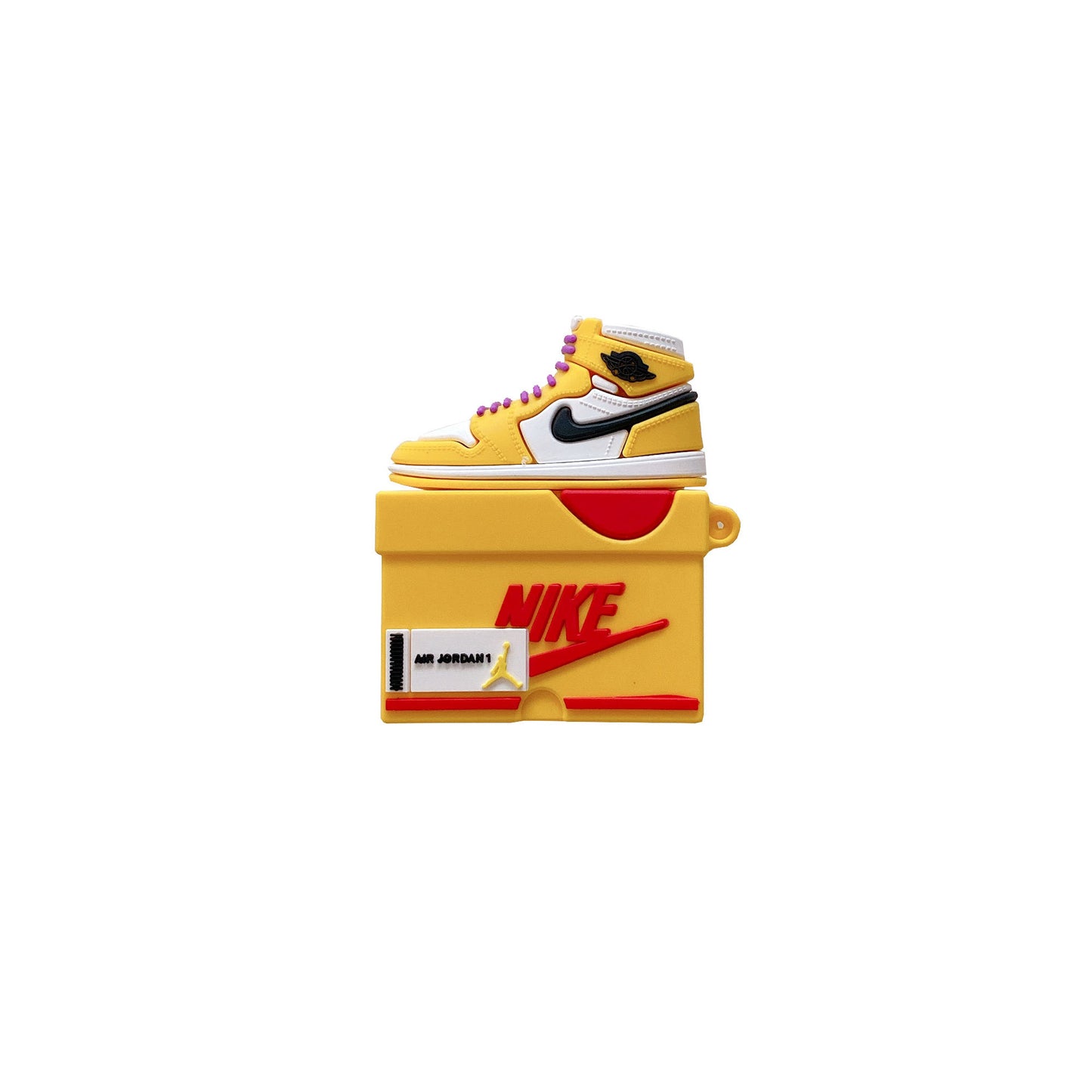 Capa Criativa 3D "Shoe Box" para AirPods 1/2/3/Pro – Estilo Sneaker | Proteção em Silicone
