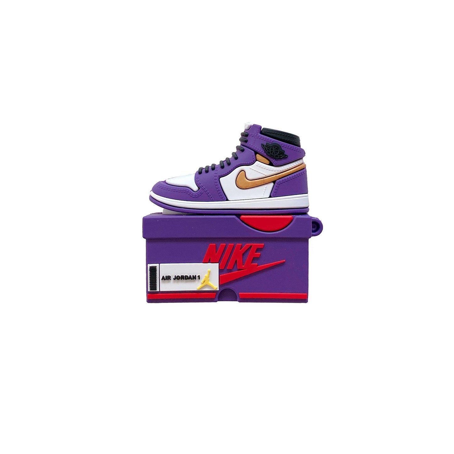 Capa Criativa 3D "Shoe Box" para AirPods 1/2/3/Pro – Estilo Sneaker | Proteção em Silicone