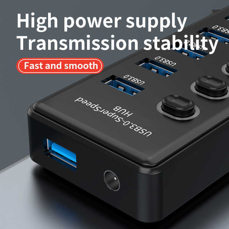 All-in-One Hub USB-C 11-em-1 Gen 2 (60 W PD, 4K HDMI, Ethernet, SD/TF, Áudio) – Dock de Expansão para Laptop e Mobile