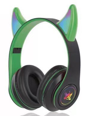 Headset Bluetooth Magic Angle – Dobrável, LED e Conforto Total 🎧✨