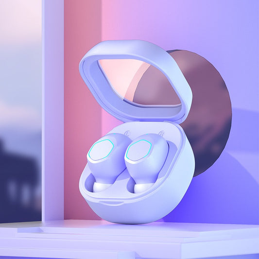 Fones Bluetooth M21 5.3 – Compactos, Elegantes e Translucentes 🎧✨