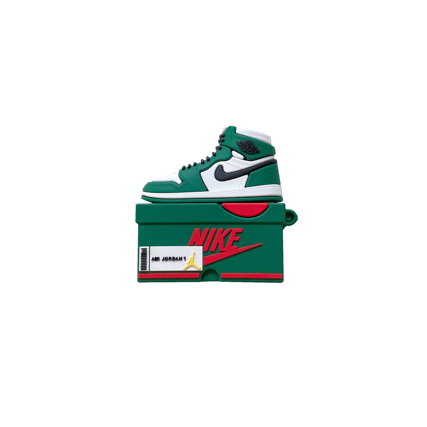 Capa Criativa 3D "Shoe Box" para AirPods 1/2/3/Pro – Estilo Sneaker | Proteção em Silicone