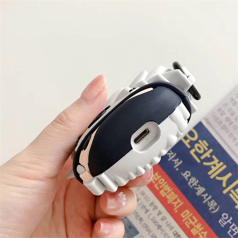 Case Anime Naruto & Sasuke para AirPods – Proteção Fofa e Estilosa