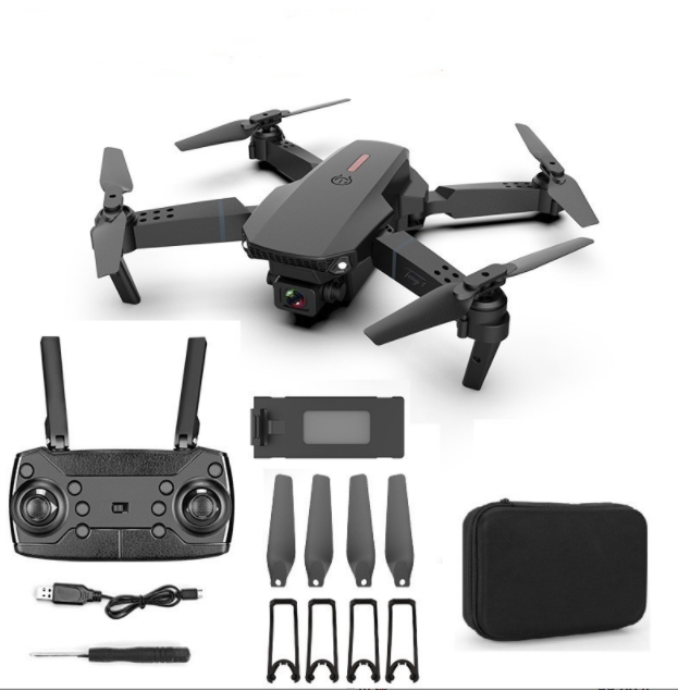 E88 Drone with HD Camera – Long-Range, Fixed-Height Quadcopter for Kids