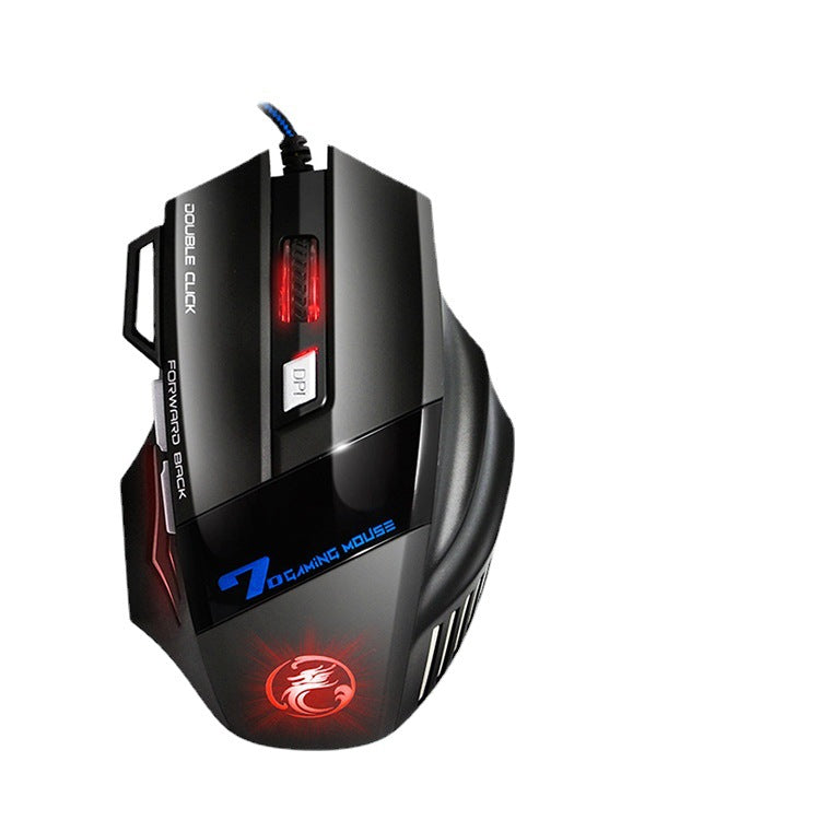 Wired Gaming Keyboard & Mouse Combo AN-300 – Teclas Flutuantes RGB Arco-íris, Mouse 5500 DPI, Plug-and-Play
