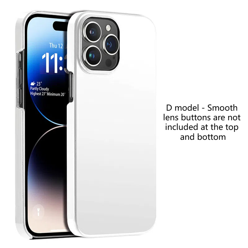 Capa Personalizada para iPhone 16 com Impressão por Transferência de Calor – Acabamento Brilhante ou Fosco, Caixa Dura com Fotos