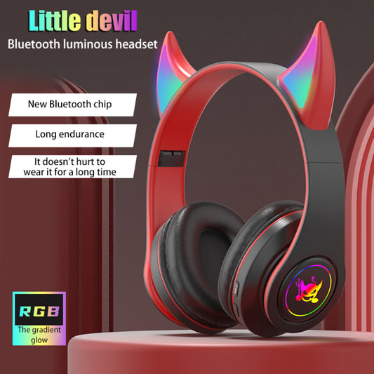 Headset Bluetooth Magic Angle – Dobrável, LED e Conforto Total 🎧✨