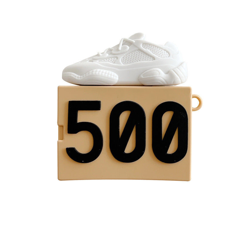 Capa Criativa 3D "Shoe Box" para AirPods 1/2/3/Pro – Estilo Sneaker | Proteção em Silicone